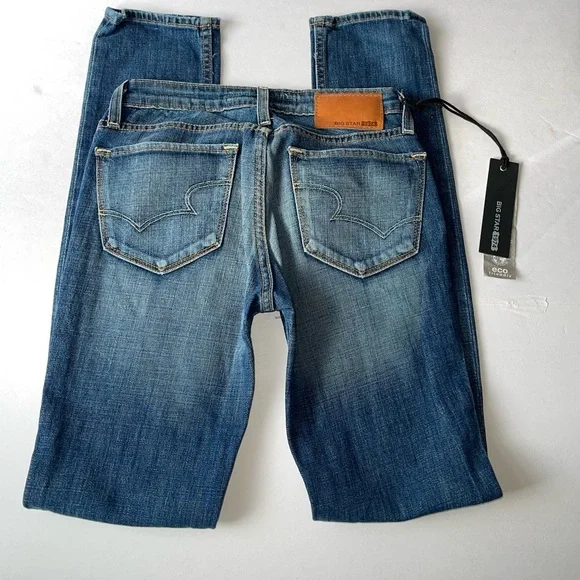 NWT Big Star - Kate Mid Rise Straight Jeans Sz 25 - Picture 2 of 8